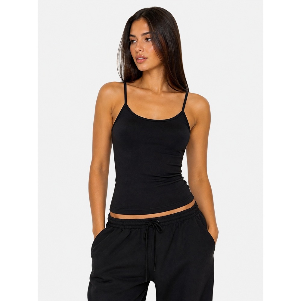 Shapermint Essentials Black Shapewear Camisole Tank Top M